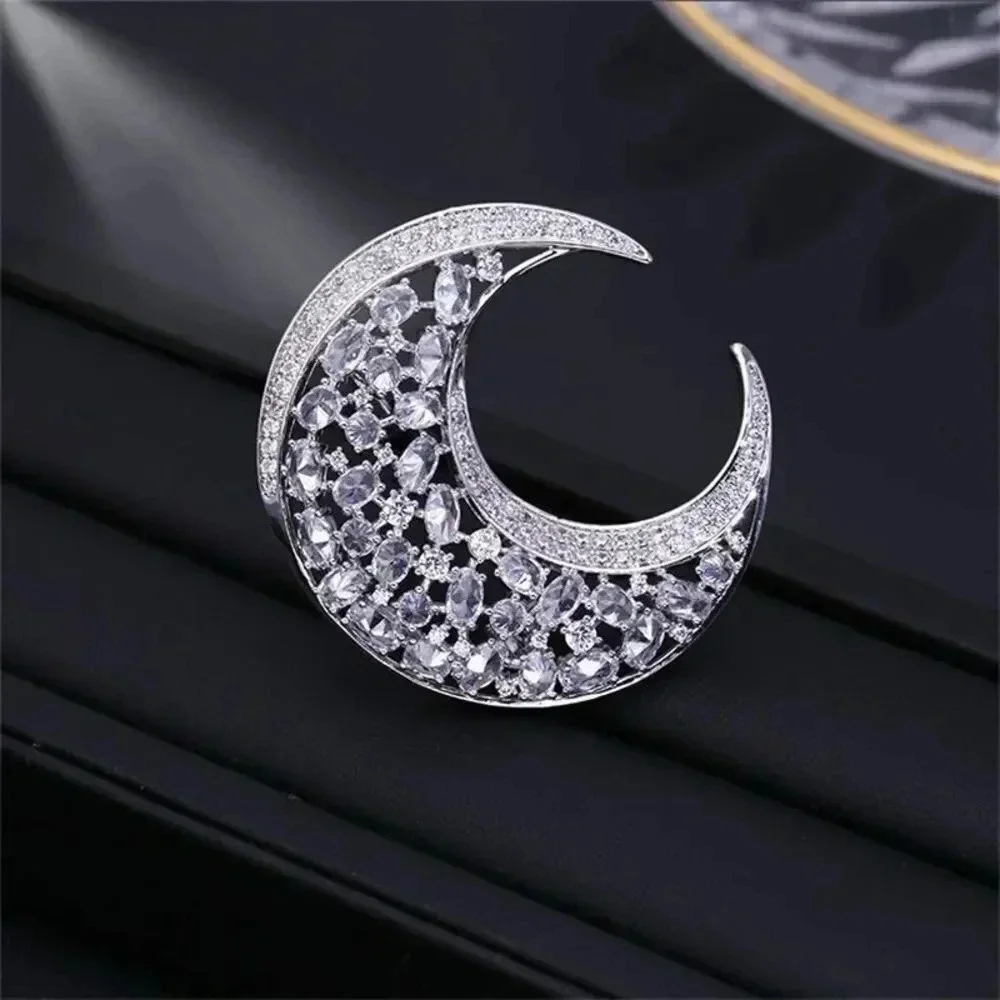 VQ Moon Brooch
